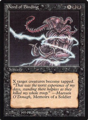 Word of Binding C The Dark  NM