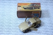 1980 Matchbox Superfast w/box tan 59 PORSCHE 928 England LESNEY open doors