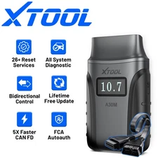 XTOOL A30M OBD2 Scanner Bluetooth All System Diagnostic Tool 4000+ Bidirectional