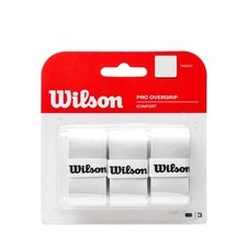 Wilson Pro Tennis Racquet Over Grip White 3 Pack