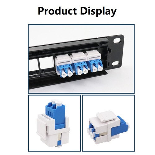 10* LC to LC Adapter Singlemode Multimode Duplex Fiber Optic Coupler Connector - Photo 9/11