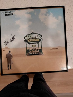 DJ Snake signed cover Encore Album