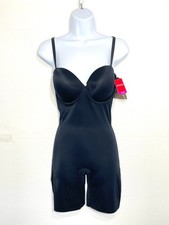 NWT SPANX Women's L Suit Your Fancy Strapless Cupped Mid-Thigh Bodysuit 10156R