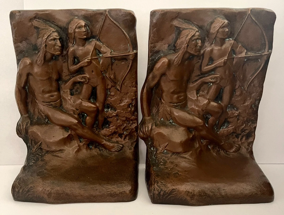 Antique Indian Bookends In Antique Metalware for sale | eBay