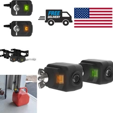 Metal Black Garage Door Safety Sensor 2-Pack for Preventing Accidents