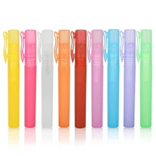 10 Pack 10ml Mini Portable Perfume Bottle Pen Shape Sample Empty Containers