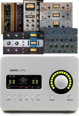 Universal Audio Apollo Solo Heritage Edition USB-C Audio Interface with UAD DSP
