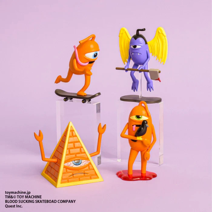 Toy Machine Sect Figure Collection Full Set of 4 Kenelephant