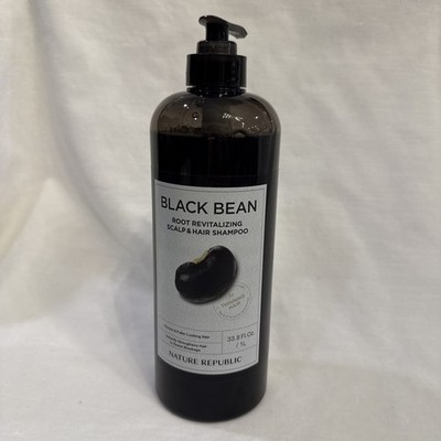 Nature Republic Black Bean Root Revitalizing Scalp & Hair Shampoo, 33.8 Fl Oz