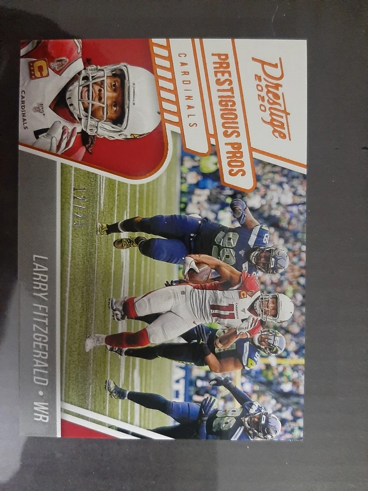 2020 Panini Prestige - Prestigious Pros Larry Fitzgerald #PP-LF 12 of 25 - Image 2 of 4
