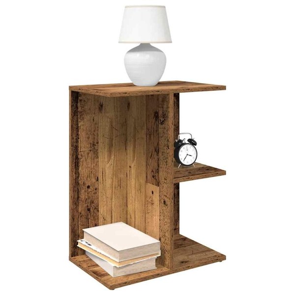 Nachttische 2 Stk. Altholz-Optik 46,5X29X61 Cm Holzwerkstoff-image