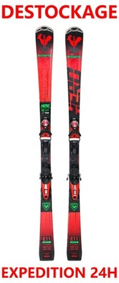 Gebrauchte Rossignol HERO ELITE ST-Ti Skier Alpinski Rot 162 cm + Bindungen