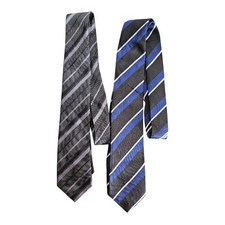 Boys THE CHILDREN'S PLACE Striped Ties Bundle - Size 8-14 Set of 2