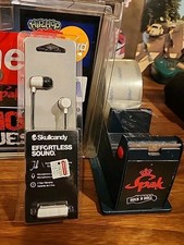 NEW Skullcandy MIC1 Jib Earbuds White Black Effortless Sound