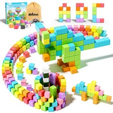 Apluses Magnetic Blocks, Magnet Building Cubes for Toddlers, Classroom Must Have