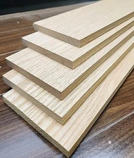 1/2" x 4"+ x 36" Red Oak Cabinet Grade Craft Wood / Thinwood Lumber