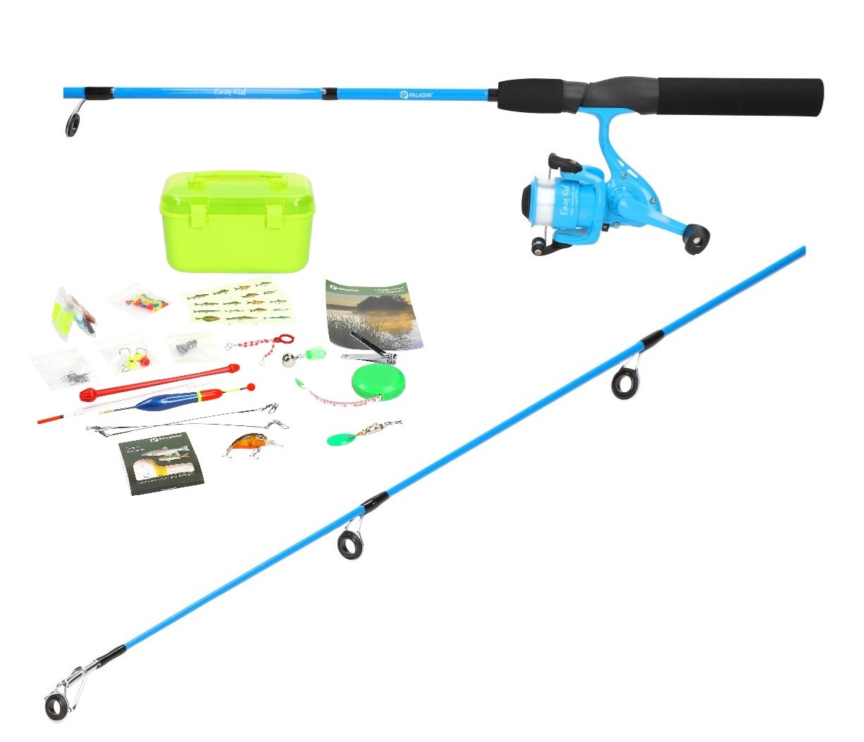 Paladin Angelset Combo Rute 135m Rolle Urlaubs-Combo mit Angel-Zubehr 8390₽