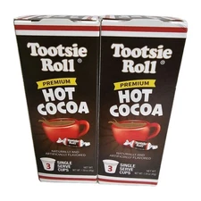 Tootsie Roll Premium Hot Cocoa Pods 6 Count Keurig Compatible Stocking Stuffer