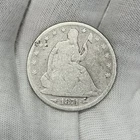 1874-P 50c Seated Liberty Half 1/2 Dollar Silver Philadelphia Coin ARROWS!