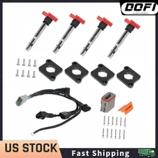 1.8T to 2.0T For VW Audi A4 R8 Ignition Coil Pack Conversion Harness Kit&ICM USA