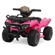 Kids ATV 4 Wheeler, 6V Ride on Toy Car for Toddlers Boys & Girls w/1.8 Mph Pink