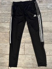 Adidas Tiro 21 NWT Track Pants Size Small Womens Joggers Black Aeroready