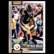Patrick Queen Rookie #176 2026 Topps Flagship Pittsburgh Steelers Football Card. rookie card picture