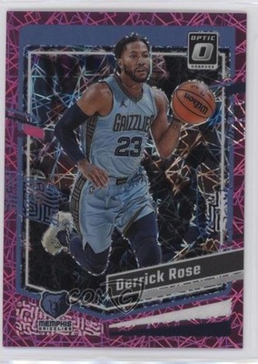 2023-24 Panini Donruss Optic Pink Velocity Prizm 1/79 Derrick Rose #34 15ej