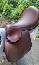 Adam Ellis Jumping/Close Contact Saddle Brown 17.5 in