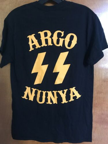 SUPPORT 16 S PAGAN'S MC MOTORCYCLE CLUB GOLD EAGLE ARGO/NUNYA T SHIRT SMALL - Picture 2 of 2