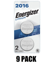 ENERGIZER 2016 BATTERIES 9 PACK, 18-COUNT NEW