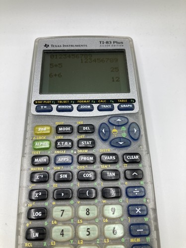 TEXAS INSTRUMENTS - Calculatrice Scientifique TI-83 Plus SILVER EDITION - Afbeelding 4 van 8