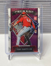 2022 Panini Chronicles -CRUSADE - PURPLE MOJO- TONY SANTILLAN - ROOKIE RC #23/99