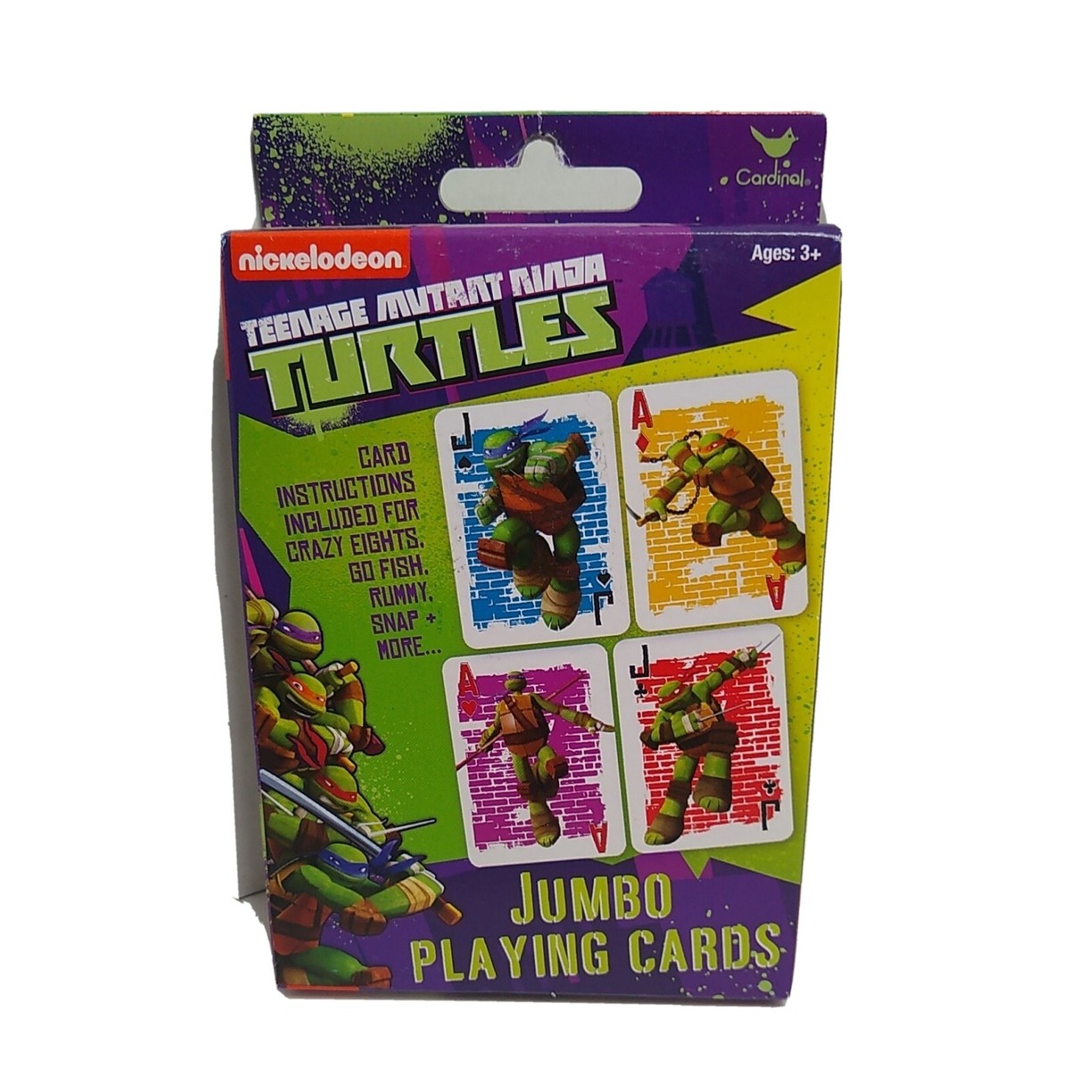 Teenage Mutant Ninja Turtles TMNT Deck Jumbo Playing Cards New | eBay