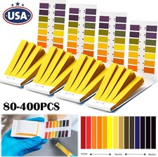 400  pH Indicator Test Strips 1-14 Laboratory Paper Litmus Tester Urine Saliva