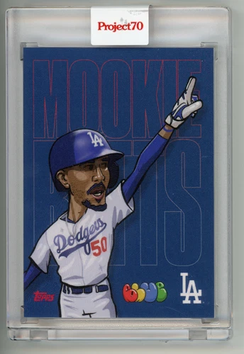 2021 Topps PROJECT70 2020 Mookie Betts Blue the Great #412 In Hand Dodgers