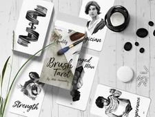 Brush Tarot, “Be Arts on Tarot” Colorless Tarot from Deckstiny - with 9 Special 
