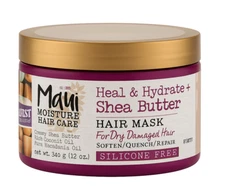 Maui Moisture Heal & Hydrate Shea Butter Hair Mask + Leave-In Conditioner 12oz