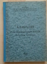 NVA Vorschrift A046/1/105 Funkempfangsger&auml;tesatz R322W Beschreibung und Nutzung
