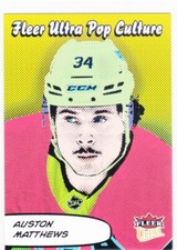 2021/22 FLEER ULTRA..AUSTON MATTHEWS..POP CULTURE..SP..CARD # PC-8..MAPLE LEAFS