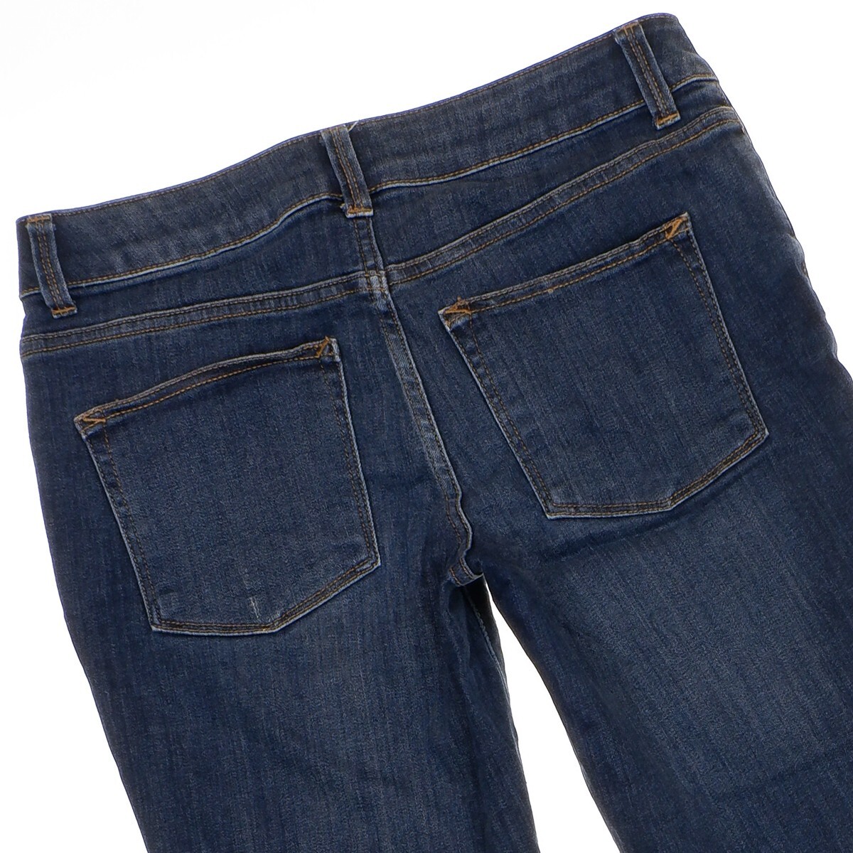 maurices skinny capri jeans juniors 5/6 raw hem dark blue denim stretch 29x25 eBay