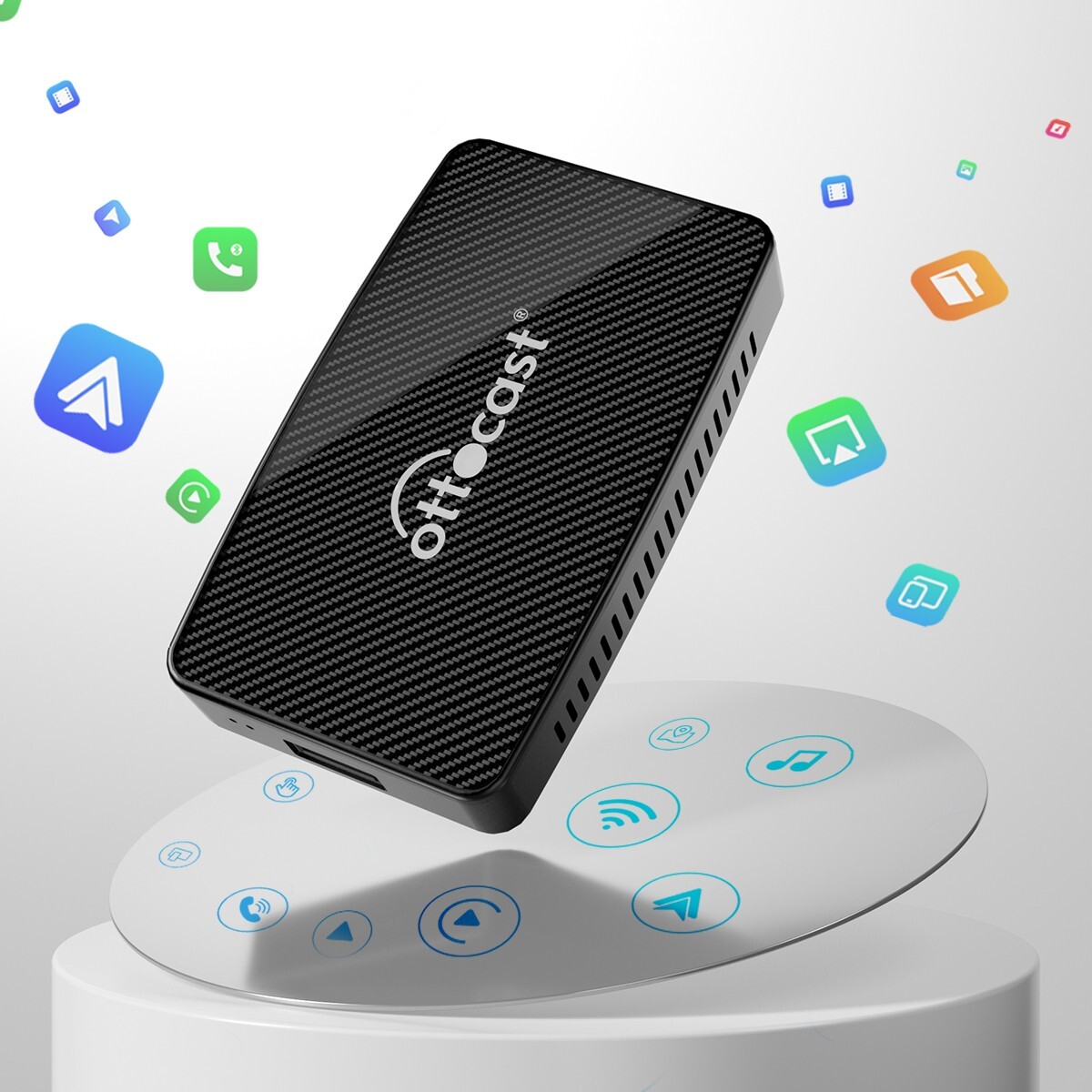 ottocast U2-PRIME CarPlay AI BOX usbプラグアンドプレイ車載android