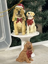 Dog Christmas Tree Ornaments Set Of 3