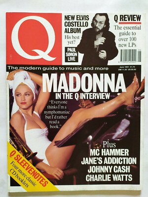 Q Magazine Number 57 June 1991 Madonna Jane's Addiction