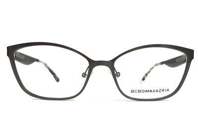 BCBGMAXAZRIA Brille Rahmen AINSLEY GUNMETAL Grau Cat Eye Full Rim 54-16-140