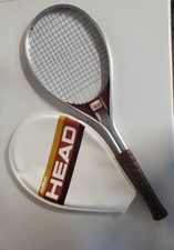 Vintage AMF Head EDGE Aluminum Tennis Racket 4 1/2" Grip. With Cover Bag.