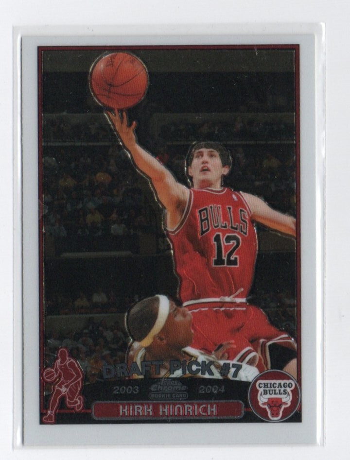 2003-04 Topps Chrome #117 Kirk Hinrich Rookie Card RC Chicago Bulls