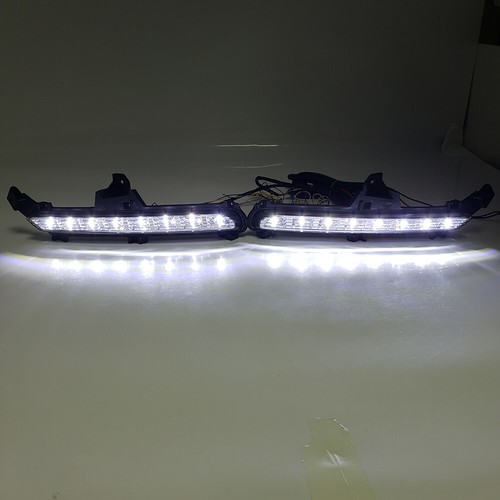 2 Pcs ABS Left & Right LED Daytime Running Lights DRL For KIA K2 2015-2016 - Picture 11 of 11
