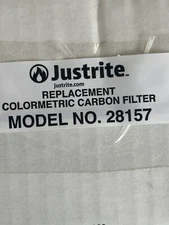 Justrite Replacement Colormetric Carbon Filter Model No 28157