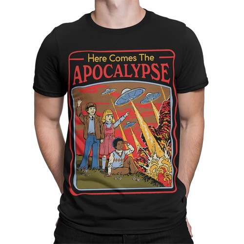 Here Comes the Apocalypse 80s Style End-of-the-World T-Shirt #SR#T433 - Picture 13 of 23